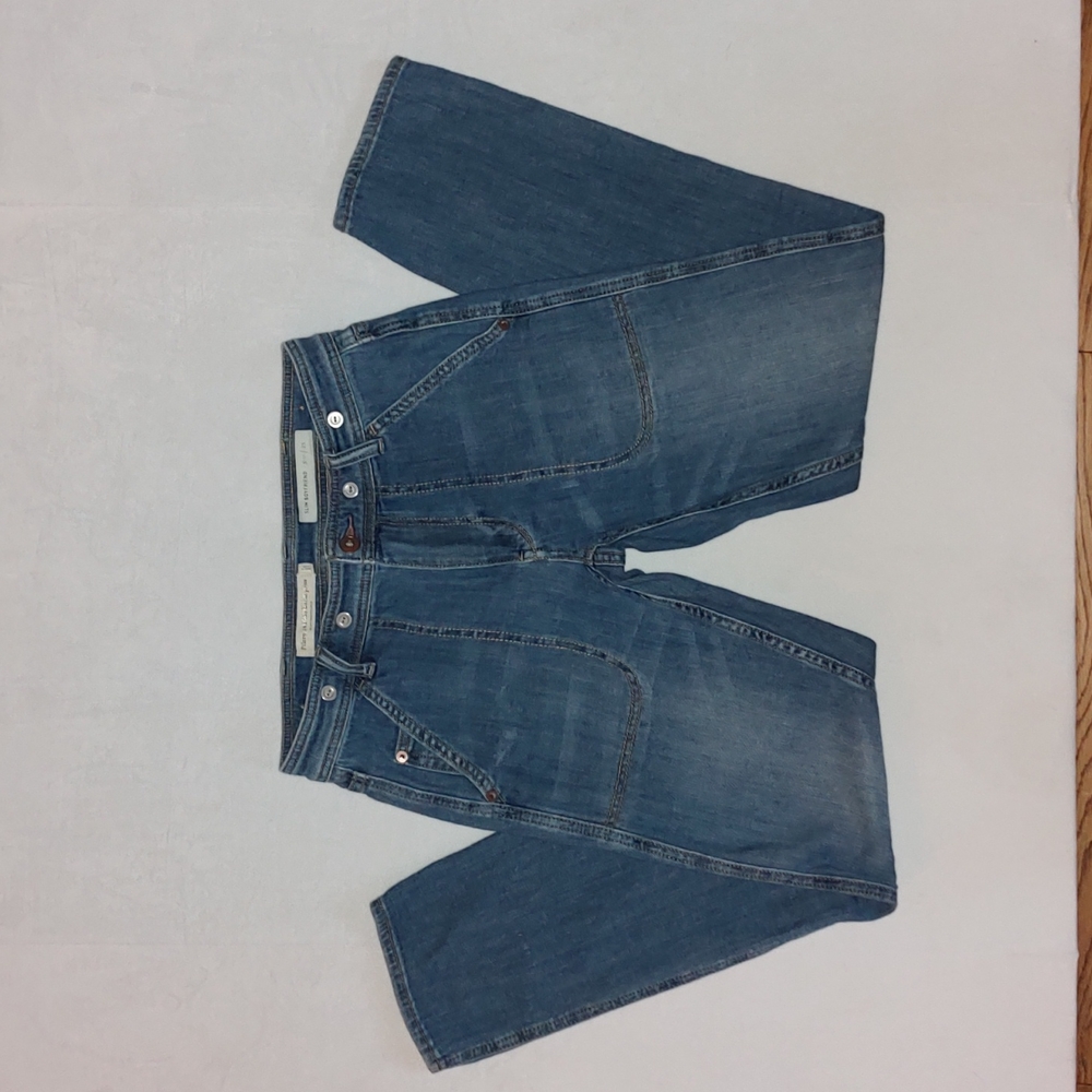 Anthro Pilcro and the Letterpress Slim Boyfriend Jeans.